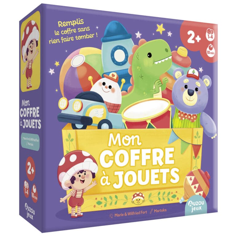 Boîte de jeu Mon Coffre à Jouets pour enfants 2+