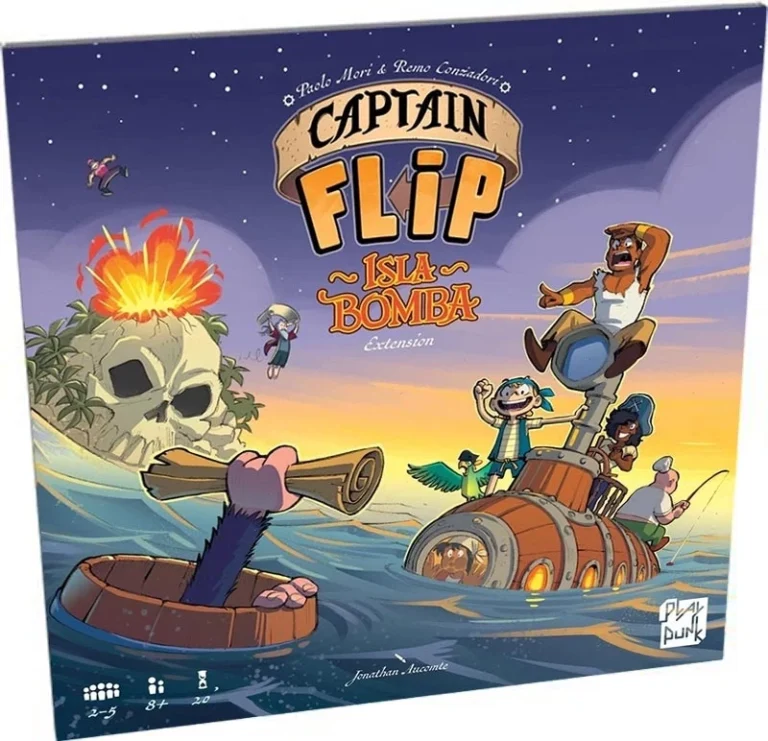 ffnfc0aw2057.webp Boîte jeu Captain Flip Isla Bomba extension aventure pirate