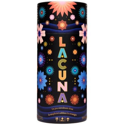 Boîte de jeu Lacuna avec fleurs colorées ornementales