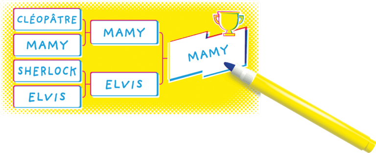 Tournoi de célébrités avec Cléopâtre, Mamy, Sherlock et Elvis