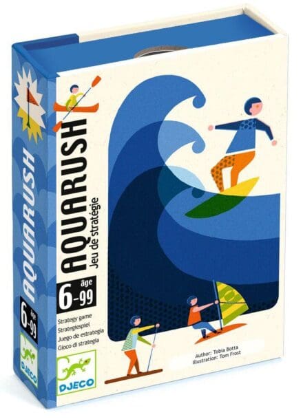 Boîte de jeu Aquarush, jeu de stratégie enfants 6-99 ans