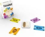 Jeu de société Tehavi avec cartes colorées numérotées