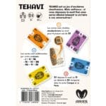 Jeu de cartes TEHAVI avec règles et cartes colorées