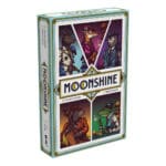 Boîte de jeu Moonshine avec personnages anthropomorphes illustrés