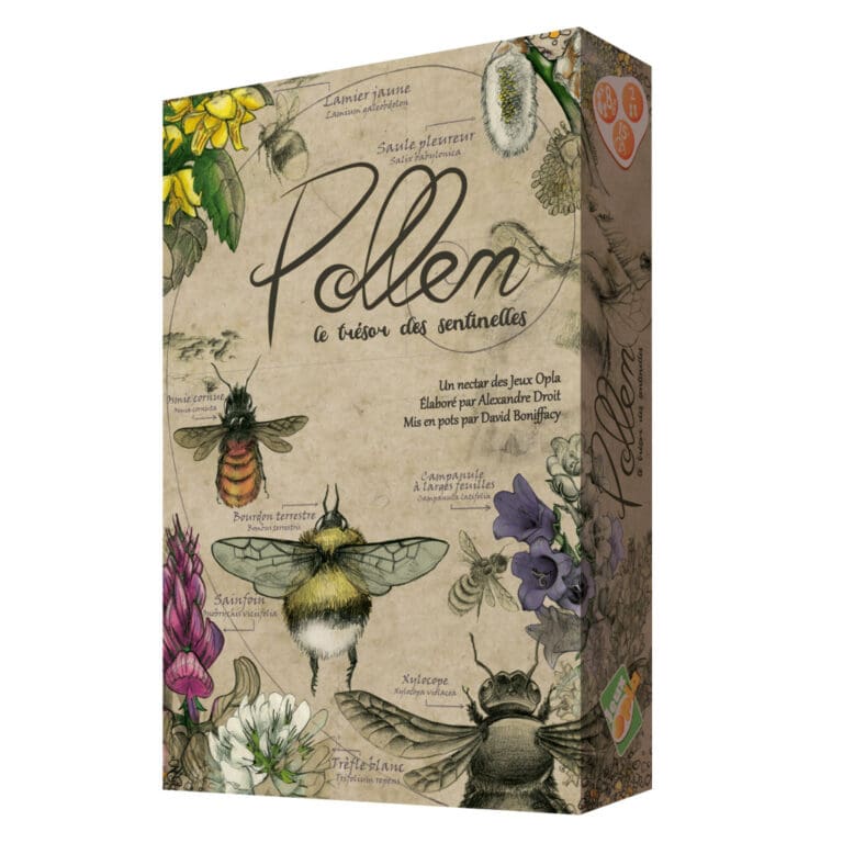 ffnfc0aw2150.jpg Boîte de jeu Pollen le trésor des sentinelles avec illustrations botaniques