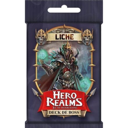 Paquet Deck de Boss Liche Hero Realms jeu deckbuilding