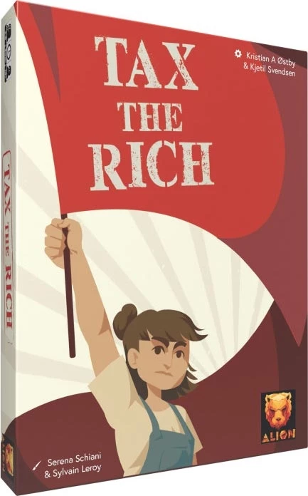Couverture du jeu de société Tax the Rich avec illustration